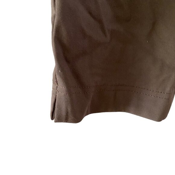 NEW Lulu B Women’s Brown Stretch Wide Waist Band Comfort Pants Slit Size 4 - Picture 3 of 9